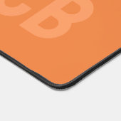 Tendance Couleur frais Tangerine Monogram Mat bure (Coin)