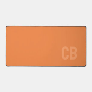 Tendance Couleur frais Tangerine Monogram Mat bure