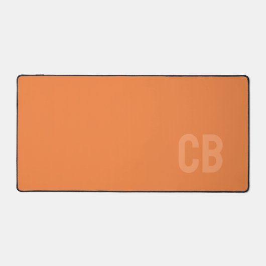 Tendance Couleur frais Tangerine Monogram Mat bure (Recto)