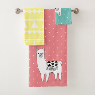 Tendance couleur noir & blanc Aztec Llama