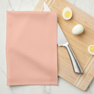 Tendance Couleur Serviette de Cuisine en Pêche Dou