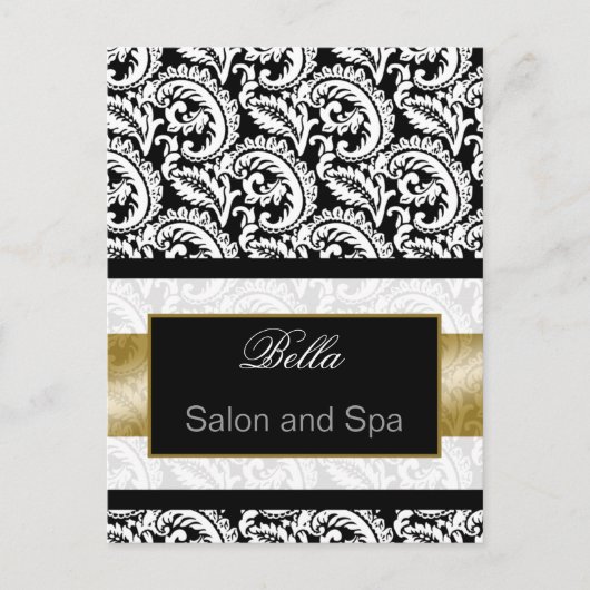 tendance damask or business ThankYou Cartes (Devant)