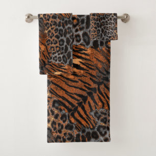 Tendance de la peau de tigre léopard