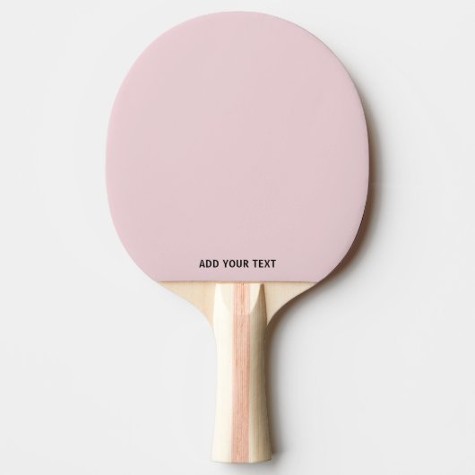 Tendance Douce Rose Pastel - Raquette de Ping Pong (Devant)