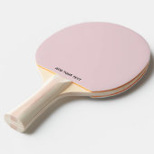 Tendance Douce Rose Pastel - Raquette de Ping Pong (Devant Angle)
