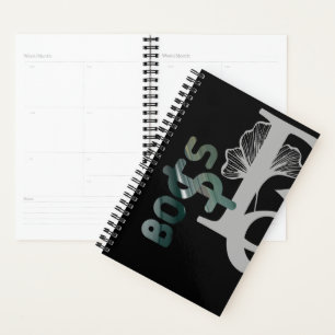 Tendance du planificateur BOSS Art Abstrait noir b