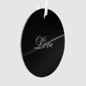 Tendance gris foncé vague amour mariage calligraph (devant)
