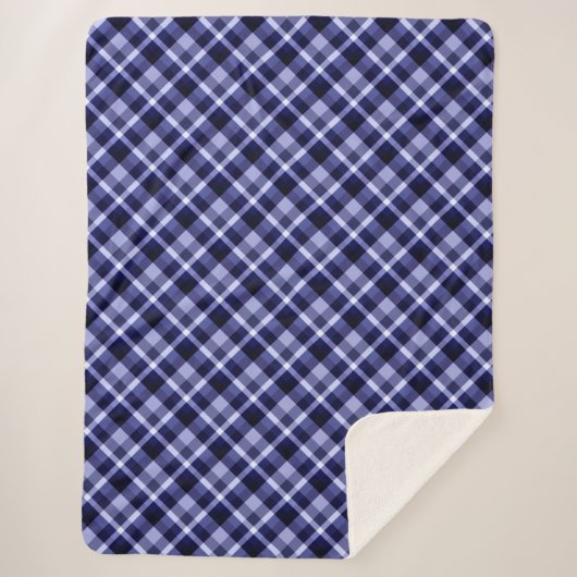 Tendance Marine Plaid Imprimé Grand couverture She (Devant)