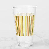 Tendance moderne Orange Jaune Blanc Trappe Verre (Dos)