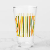 Tendance moderne Orange Jaune Blanc Trappe Verre (Devant)