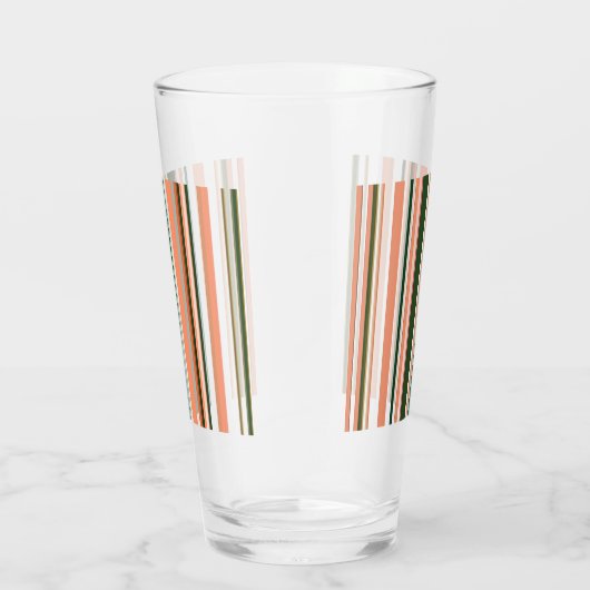 Tendance Moderne Orange Vert Vert Blancs Verre (Droite)
