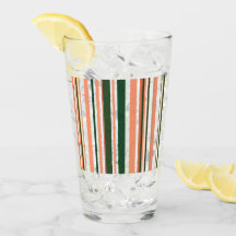 Tendance Moderne Orange Vert Vert Blancs Verre