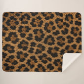 Tendance Motif Léopard Couverture Douce Sherpa Mai (Devant (Horizontal))