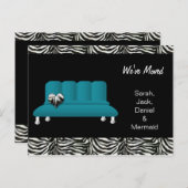 tendance nous avons déplacé carte postale (Devant / Derrière)