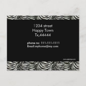 tendance nous avons déplacé carte postale (Dos)