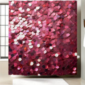 Tendance Parties scintillant rose rideau de douche