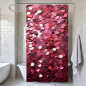 Tendance Parties scintillant rose rideau de douche