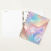 Tendance pastel rose bleu jaune abstrait vagues (Devant avec enveloppe)