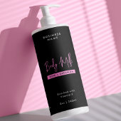 Tendance Pink 8 OZ Bouteille de soins Étiquette im