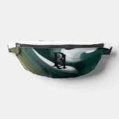 Tendance Sacoche Blanche Art Abstrait Noir Vert (Poser)
