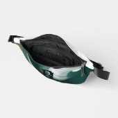 Tendance Sacoche Blanche Art Abstrait Noir Vert (Ouvrir)