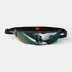 Tendance Sacoche Noir Art Abstrait Noir Vert