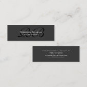 Tendance taille maigre fait carte de visite sur me (Devant / Derrière)