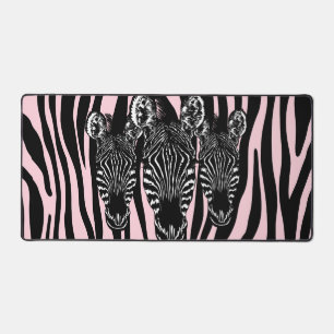 Tendance Zebra Herd sur Zebra Imprimer rose