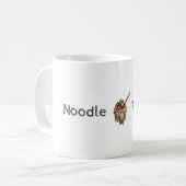 Tendances de nouilles personnalisables Mug (Devant gauche)
