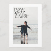 Tendances modernes Nouvelle année Carte postale ph (Devant)