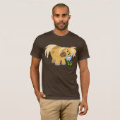 Tender Cartoon Pony en Flower T-shirt (Voorkant volledig)
