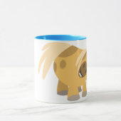 Tender Cartoon Pony et Flower Mug (Centre)