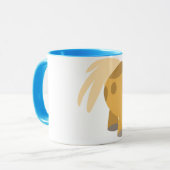 Tender Cartoon Pony et Flower Mug (Devant gauche)