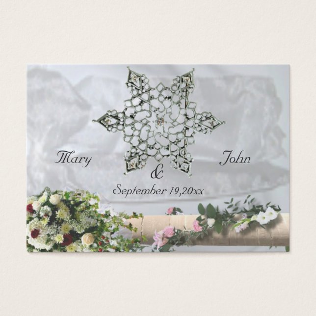 Tender Dream 2 - Bedankt voor het Label voor de br Visitekaartjes (Voorkant)