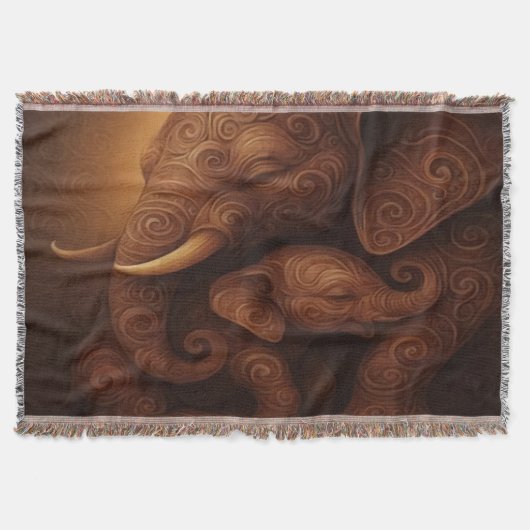 Tender Elephants Deken (Voorkant)