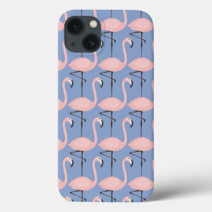 Tender Flamingo Patroon iPhone 13 Hoesje