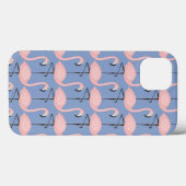 Tender Flamingo Patroon Case-Mate iPhone Case (Achterkant (horizontaal))