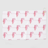Tender Flamingo Serie Ontwerp 1 Golfhanddoek (Horizontaal)