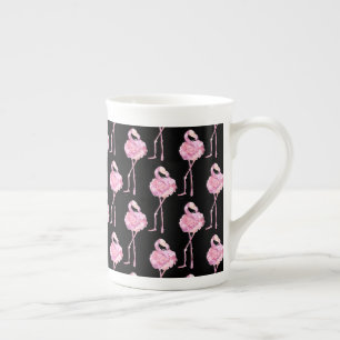 Tender Flamingo Serie Ontwerp 3 Porselein Kop