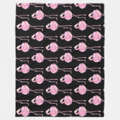 Tender Flamingo Series Design 3 Fleece Blanket Deken (Voorkant)