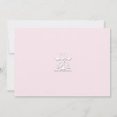 Tender Heart Pink Religieuze Hartelijk dank Bedankkaart (Achterkant)