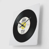 Tender Love 45 tr/min horloge murale acrylique (Angle)