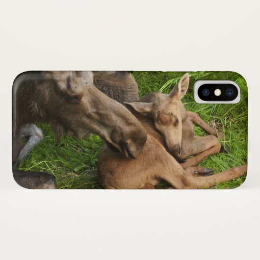 Tender Moeder Moose Case-Mate iPhone Case (Achterkant (horizontaal))