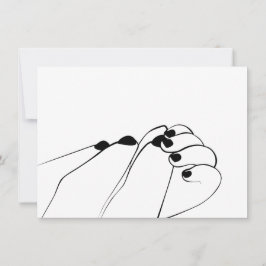 Tender Monochroom Mum Baby Hands