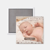 Tender Starry Kerstmis - Persoonlijke fotofeestdag Magneet (Voorkant / Achterkant)