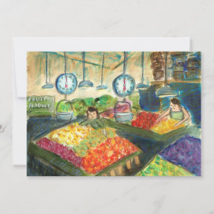 Tending the Produce Invitations (Pike Place Seattl