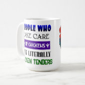 Tendres de poulet - Mug de 15 oz. (Devant gauche)