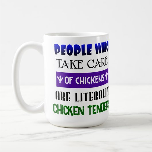 Tendres de poulet - Mug de 15 oz. (Gauche)