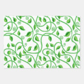 Tendres feuilles de vigne verte (Devant 3)