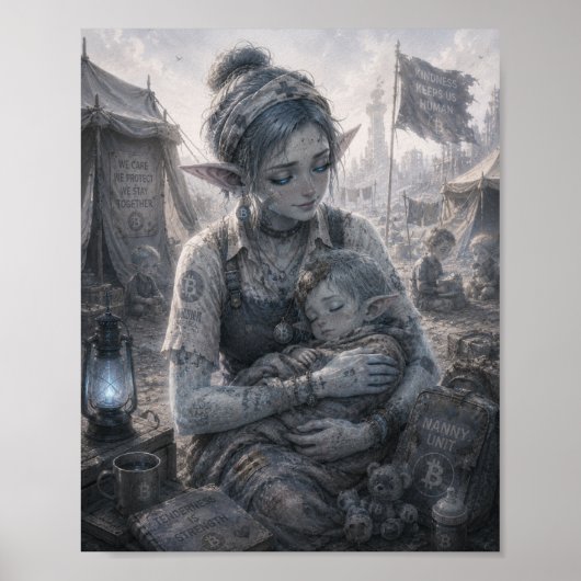 Tendresse / Nounou / Affiche de camp de terrain (Devant)